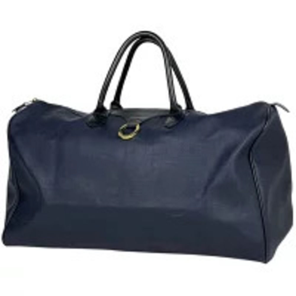 Christian Dior Boston bag handbag canvas Navy Blue - Picture 1 of 7